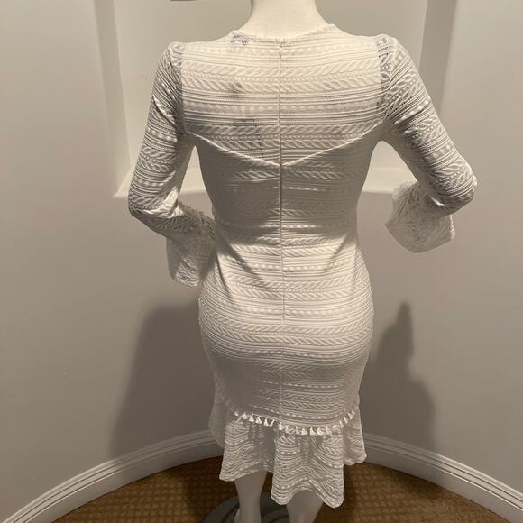 SHILLA THE LABEL Status Line-Lace Midi Dress XL - Picture 12 of 12